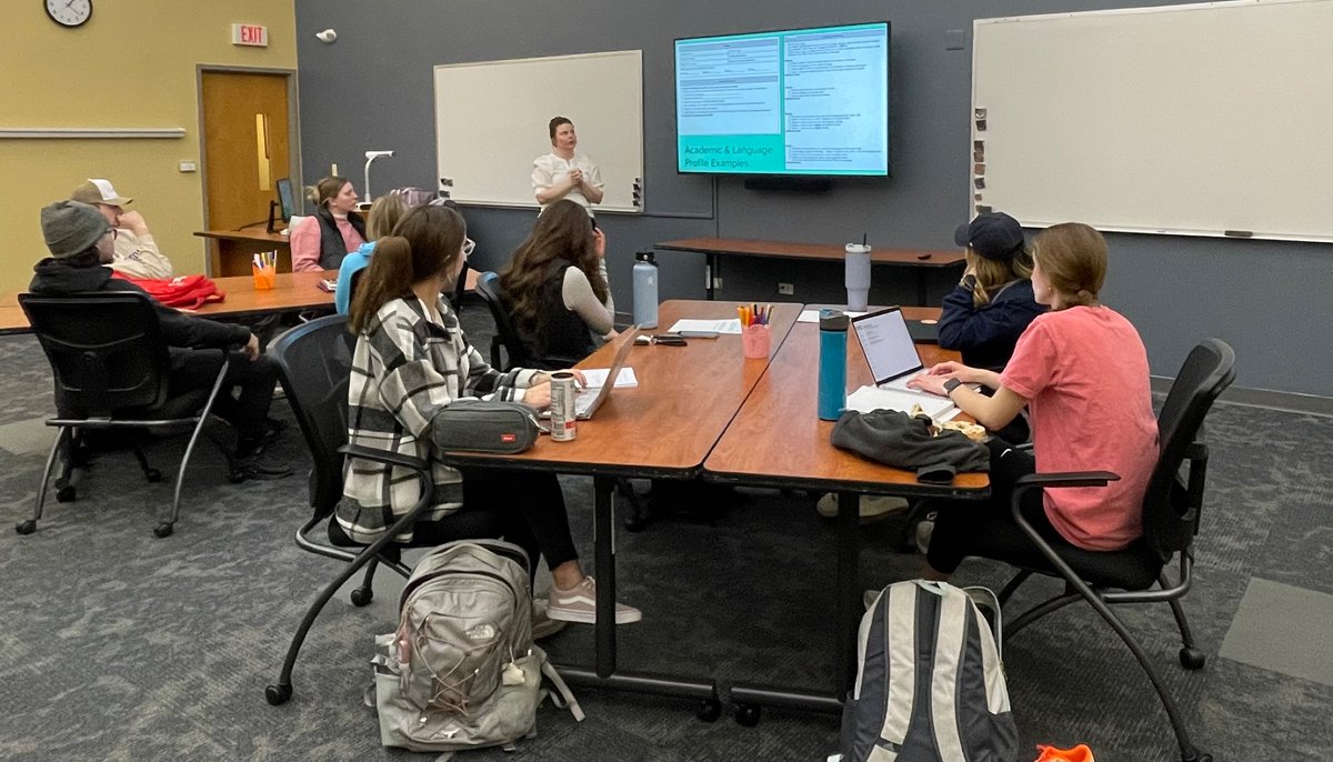 Thank you, Samantha <a href="/teachiedual/">Samantha Contreras</a> for sharing your experience and expertise about teaching multilingual learners with my preservice teachers <a href="/JudsonU/">Judson University</a>