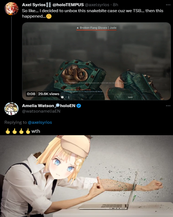 HololiveEnMemes (KFP Memester) on Twitter "AdlerMayer1 CSGO glove