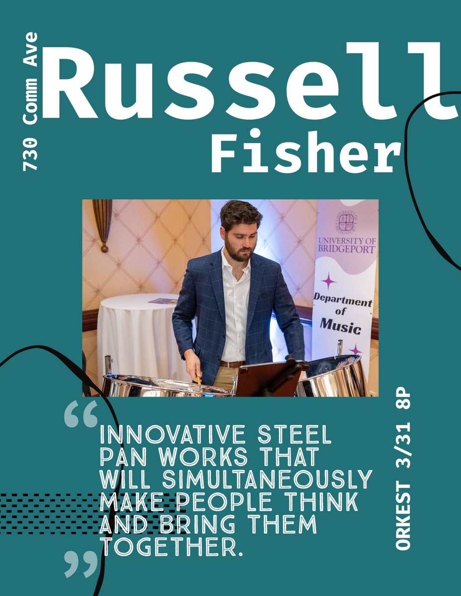 OrkestBoston's tweet photo. Russell Fisher(He/him) from Yale University will present his solo steel pan, “Darkness,”and other works at the Orkest Inaugural Concert this Friday. 
Come hear the music of Russell and other #music makers this Friday at the BUild Lab at 8 pm EDT
#music #liveperformance #boston https://t.co/kLUrlvkeTl