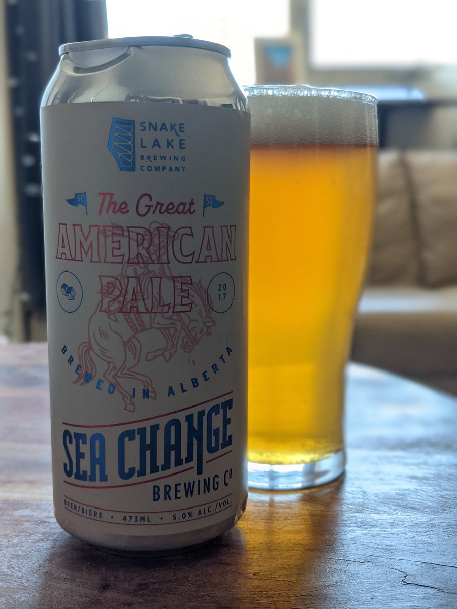 The Great American Pale Ale

A delightful Collab w/ our homies out of Sylvan Lake <a href="/snakelakebrewco/">Snake Lake Brewing</a> 

It's a blend of American hops, complimented by Alberta malts

Notes of orange peel, subtle pine &amp; a smooth finish. A lil' new-school lemon-lime /tropical vibe from Cashmere hops