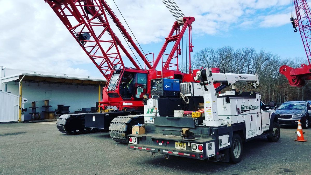 HoffmanEquip's tweet photo. Two #Manitowoc #MLC100 delivered to a satisfied customer and set up by our #hoffman crane expert, Jason.
Looking for lifting equipment ? Give #hoffmanequipment a call
📞 732-752-3600
Or check out our showrooms at https://t.co/7pxu2Uzes2
#NY #NJ #PA #crane #liftingequipment https://t.co/20yMKLo9eU