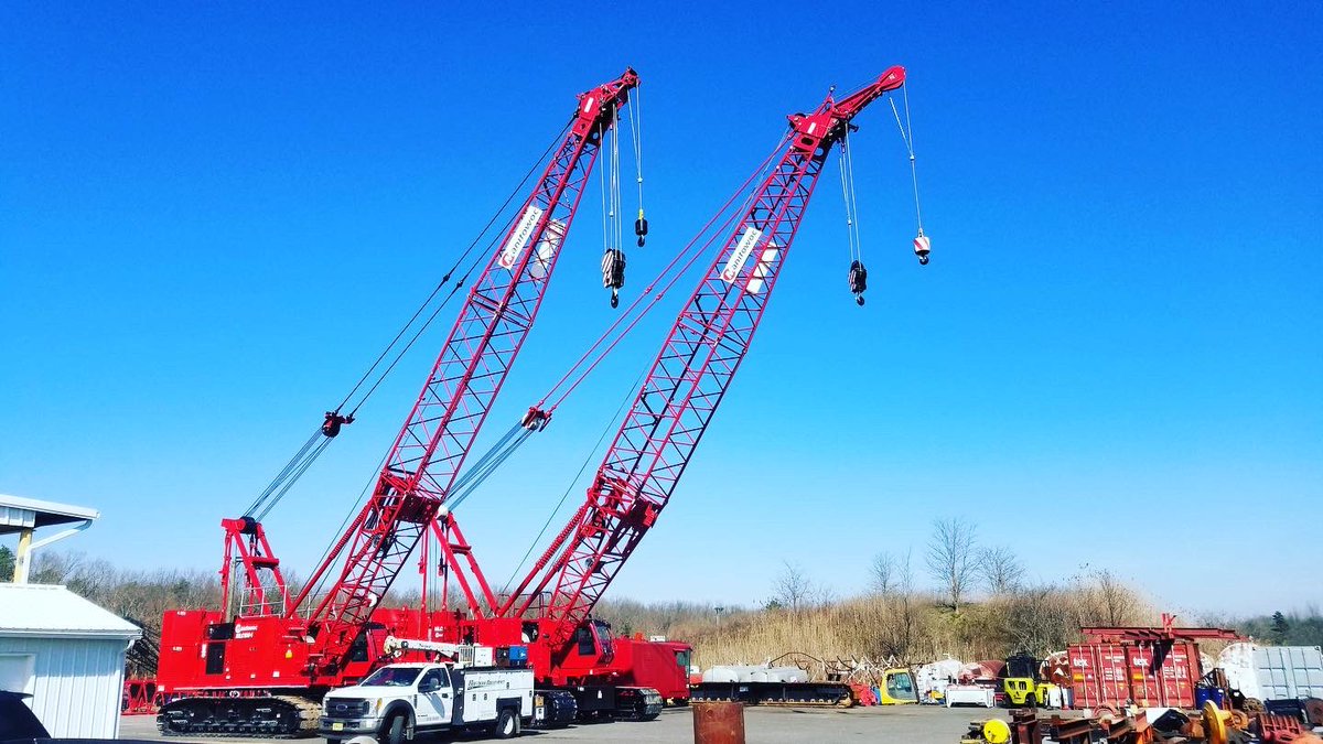 HoffmanEquip's tweet photo. Two #Manitowoc #MLC100 delivered to a satisfied customer and set up by our #hoffman crane expert, Jason.
Looking for lifting equipment ? Give #hoffmanequipment a call
📞 732-752-3600
Or check out our showrooms at https://t.co/7pxu2Uzes2
#NY #NJ #PA #crane #liftingequipment https://t.co/20yMKLo9eU