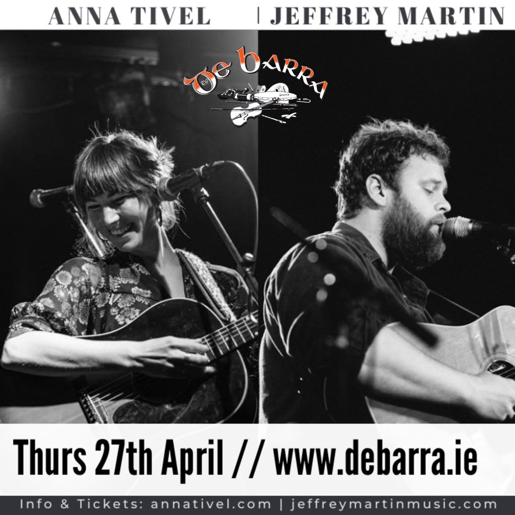 DeBarraFolkClub's tweet photo. Anna Tivel Jeffrey Martin
DeBarras
Link in bio
#DeBarras #FolkClub #clonakilty #westcork #bestcork #guitartown #annaTivel #JeffreyMartin #folk #pureCork https://t.co/XLM0f5YNaI