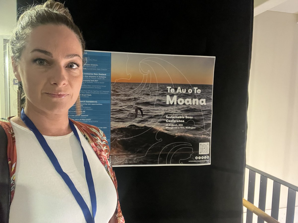 Here at the Te Au o Te Moana <a href="/Sust_SeasNZ/">Sustainable Seas</a> conference to share <a href="/Agrisea/">AgriSea NZ Seaweed</a> as a #Blueeconomy success story #seaweed