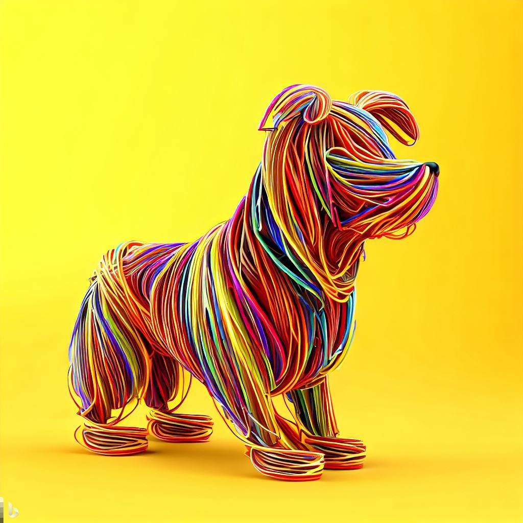 dog made out of stone by Bing Image Creator #bingimagecreater #aiartcommunity #AI #AIart