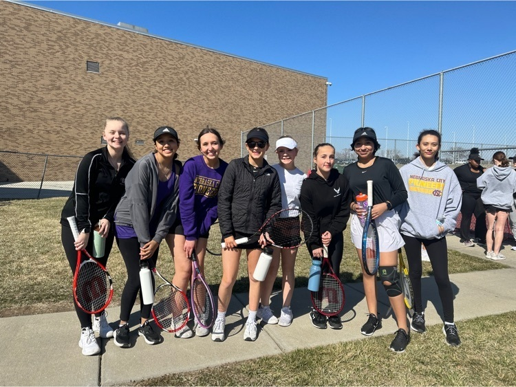 NCHS_Pioneers's tweet photo. First JV match of the year in Ralston. Six of these girls have their first match ever. This is where it all begins. https://t.co/8q7RtgmybO