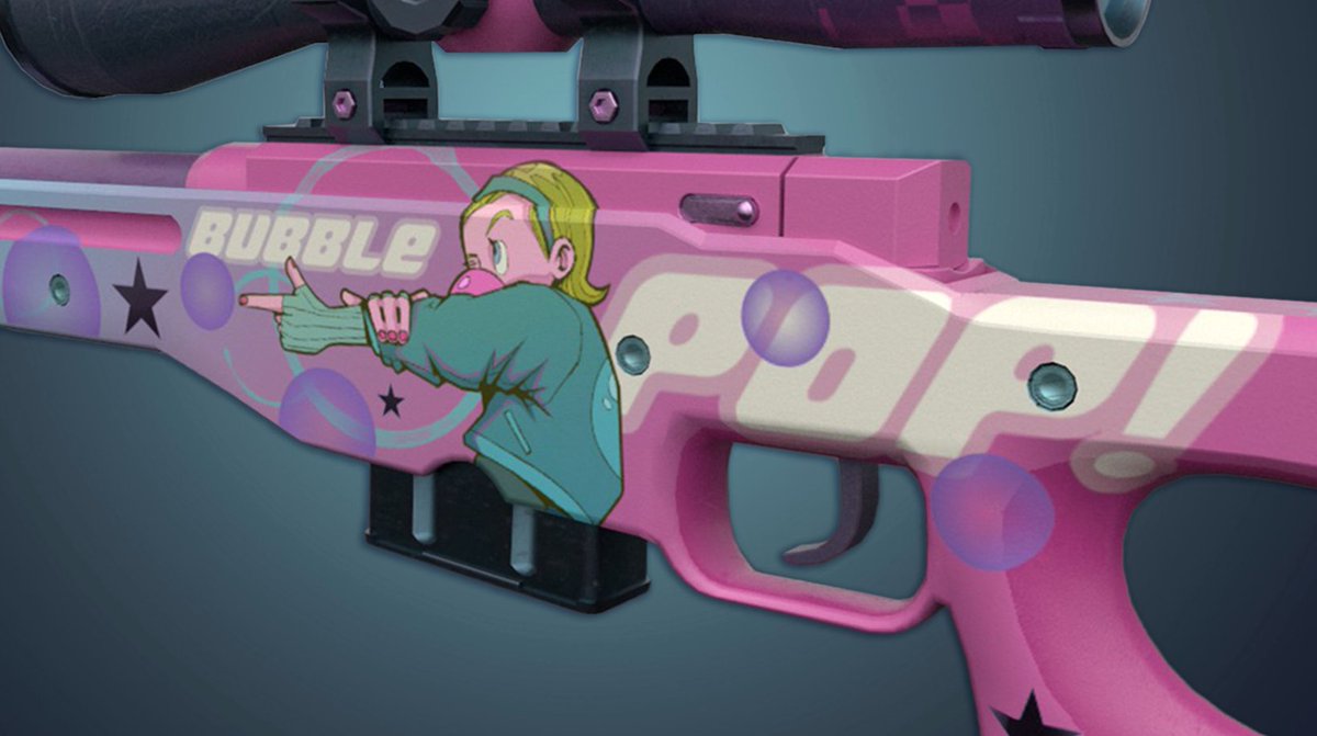 molpokolov's tweet photo. Just made this AWP skin for CSGO 🫧🤧 

https://t.co/aZLsKiRlAJ https://t.co/QuWtQMuNCm