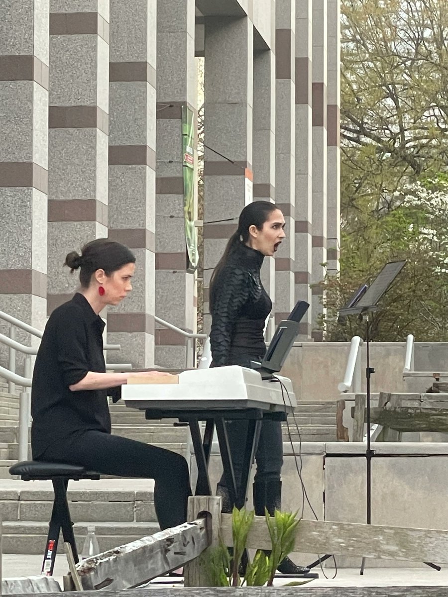 paradoxopera's tweet photo. We're so proud of our fierce director, @divatron9000, and Anja Arko, for standing up in front of the NC Legislative building to present Autonomy!
There's still time to see Autonomy LIVE March 30 &amp; 31 in NC
Learn more about this program and grab tickets at https://t.co/TZzelMN33a https://t.co/hJ61Ul1HED