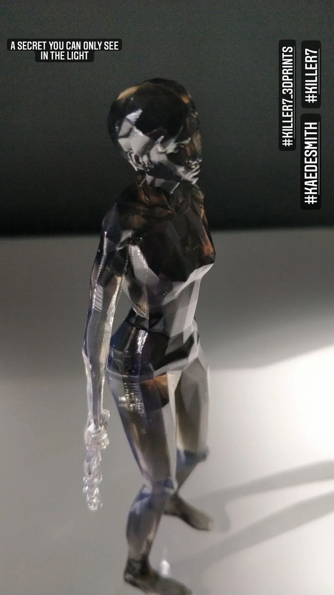 Kunlan7's tweet photo. Repost.
#killer7
#KAEDEsmith
#resinprint
Posting while working on other figurines. Cheers! https://t.co/bBcvIcYoU7