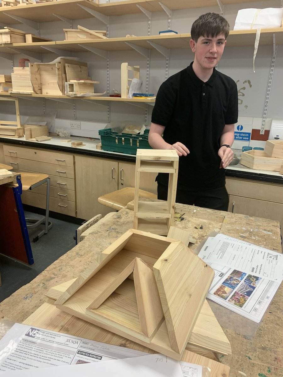 TechGreenwood's tweet photo. Design and Manufacture models close to completion. Some very difficult and interesting shapes. Well done @Greenwood_Acad https://t.co/V3Gw6U2V5M