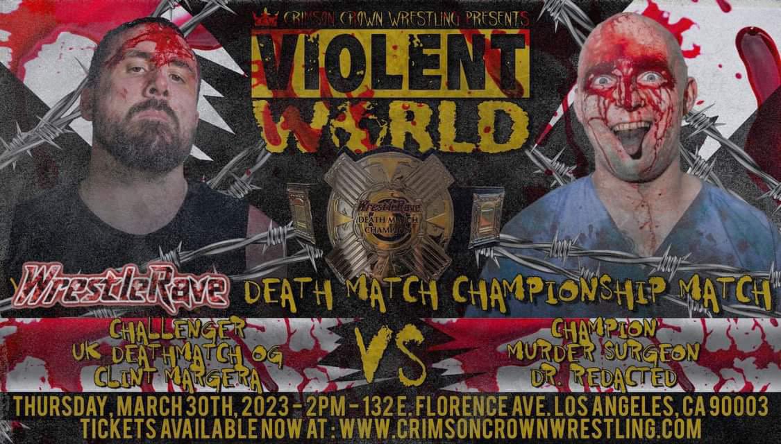 WrestleRaveHTX's tweet photo. THURSDAY… WrestleRave Goes Hollywood!
#WrestleMania #ManiaWeekend #ViolentWorld #iwtv https://t.co/qKVg58JlUE