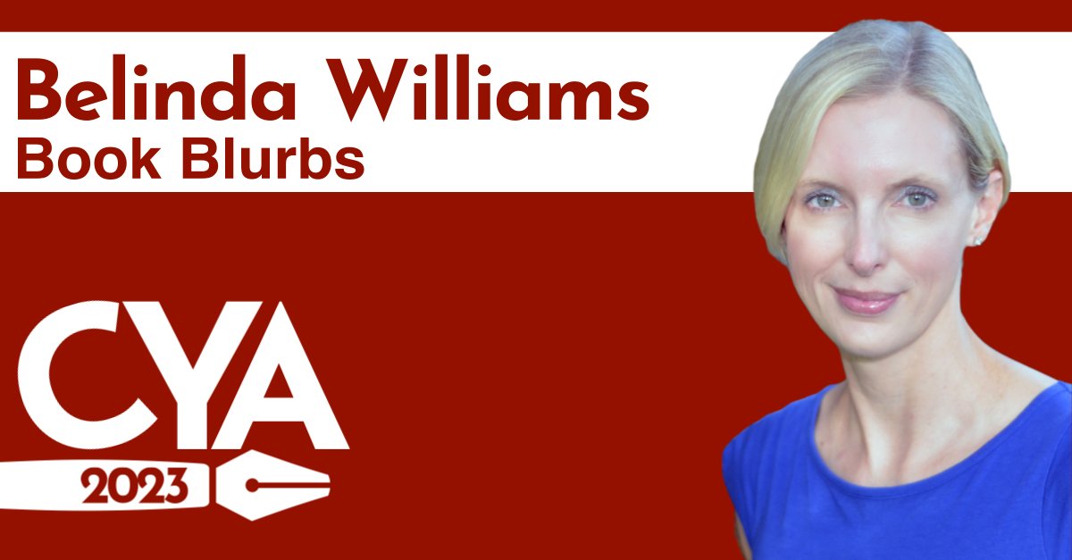 Join <a href="/bwilliamsbooks/">Belinda Williams</a> on 23 July 2023 for Book Blurbs - Love them or hate them, a good blurb can help sell your book

cyaconference.com 
#CYA2023 #WritersCommunity #YALit #FictionWriters #RomanceWriters #ThrillerWriters #CrimeWriters #WritingTips #JuniorFiction #ChapterBooks