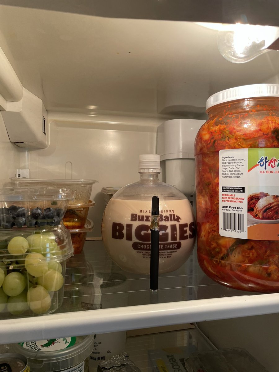 opened my fridge to this