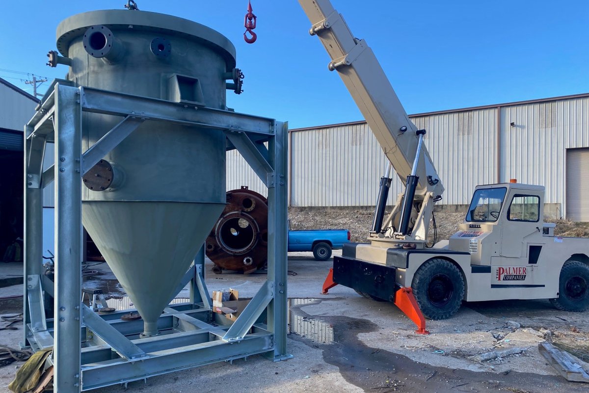 PalmerTool's tweet photo. CARBON STEEL TANK FABRICATION – Built for a Large Chemical Company
VIEW PROJECT DETAILS... https://t.co/kwNg9EpqTF

#steeltank #steeltanks #fabrication #steelfabrication #palmertool #welding #hardfacing #machining #machineshop #metalfabrication #tennessee #mississippi https://t.co/dlK7lIiAIG