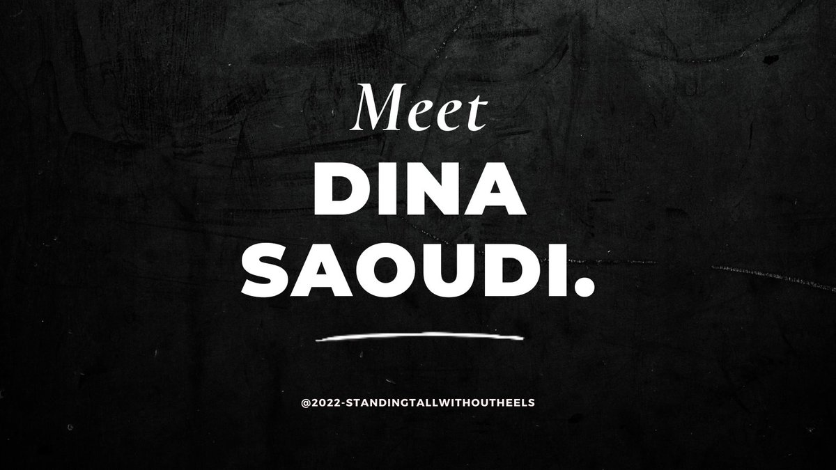 Meet <a href="/DinaSaoudi/">Dina Saoudi</a> the Jordanian American entrepreneur behind a game-changing humanitarian consulting agency! With passion and hard work, she's making the world a better place, all while #standingtallwithoutheels! 

Follow her journey <a href="/StandingTWHeels/">Standing Tall Without Heels</a> by <a href="/rashaalajouz/">Rasha Alajouz, FCIL CL ECPC PCC</a> #womenlead