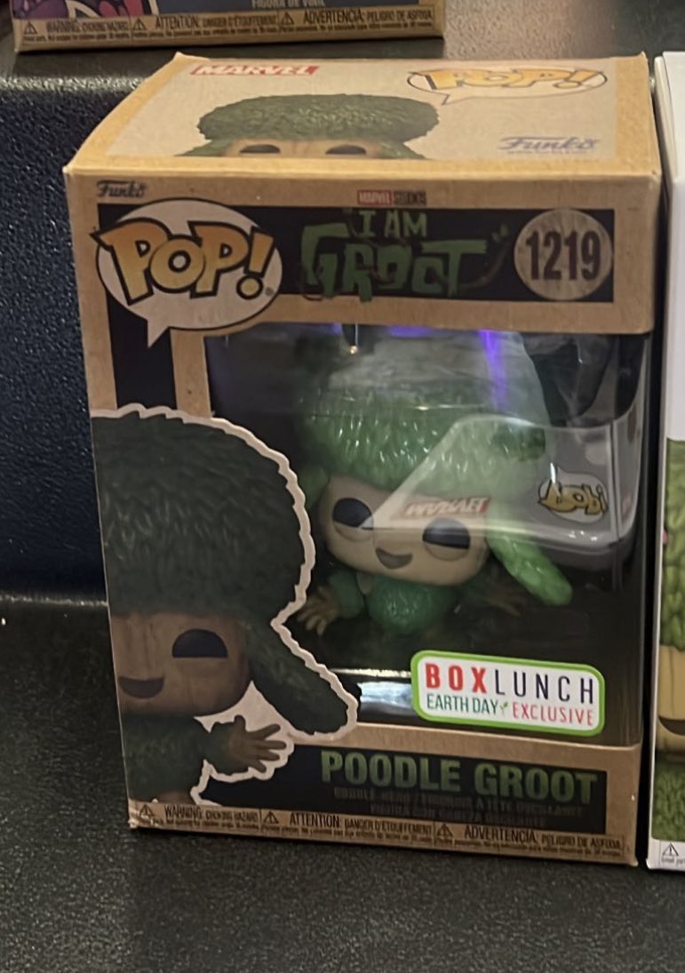 BoxLunch’s Earth Day exclusive is Poodle Groot! This is available at the Funko HQ. Releases on 4/22 at BoxLunch. . Credit @funko_hq_fanatics #Marvel #EarthDay #Groot #Funko #FunkoPop #FunkoPopVinyl #Pop #PopVinyl #Collectibles #Collectible #DisTrackers