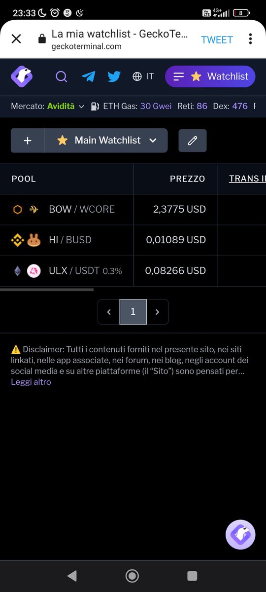 TalleviMarco's tweet photo. @GeckoTerminal @Coredao_Org https://t.co/JG63UV9rPI