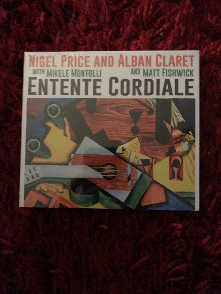 This arrived today #jazz #NigelPrice #AlbanClaret