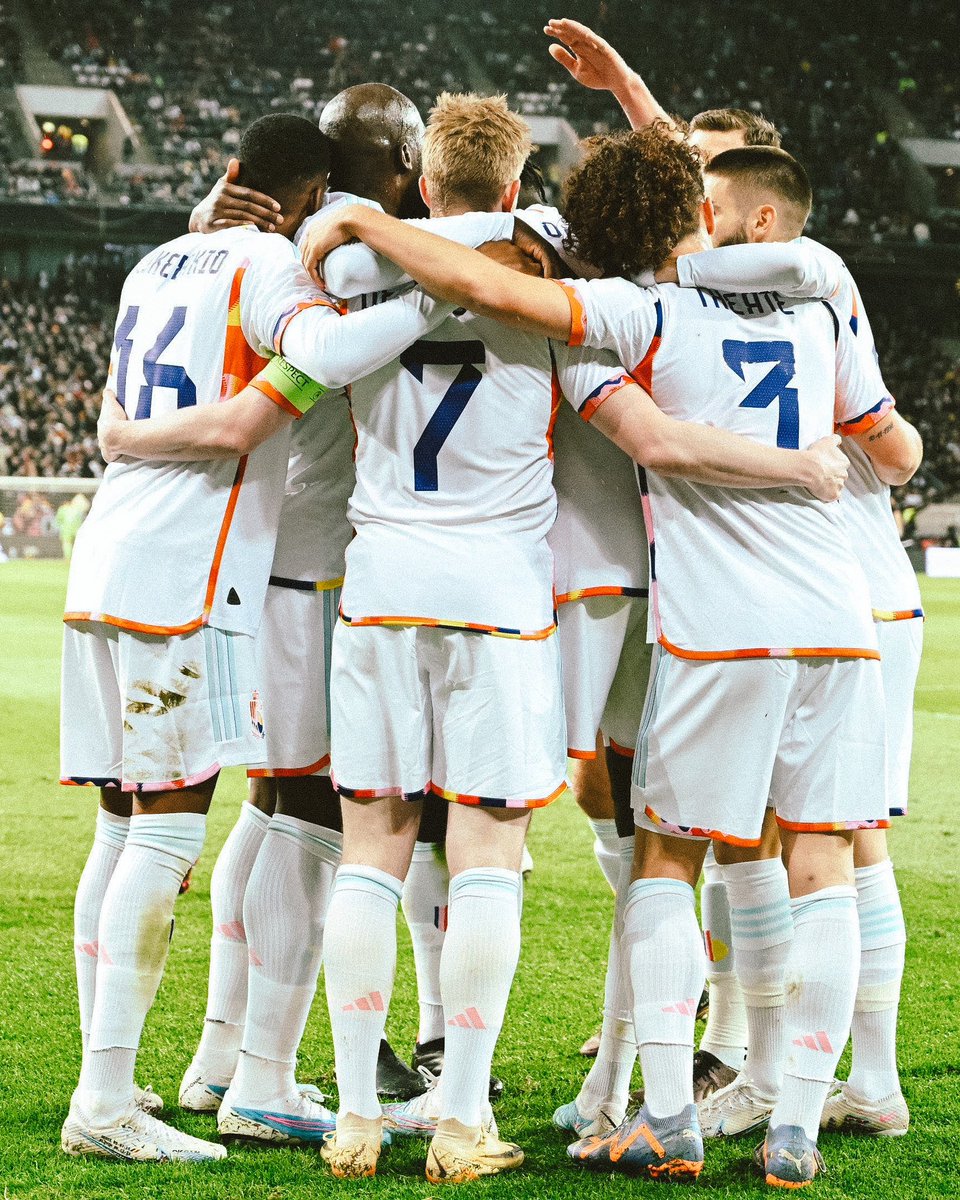 Very proud of the team! Well done, boys! 🇧🇪
