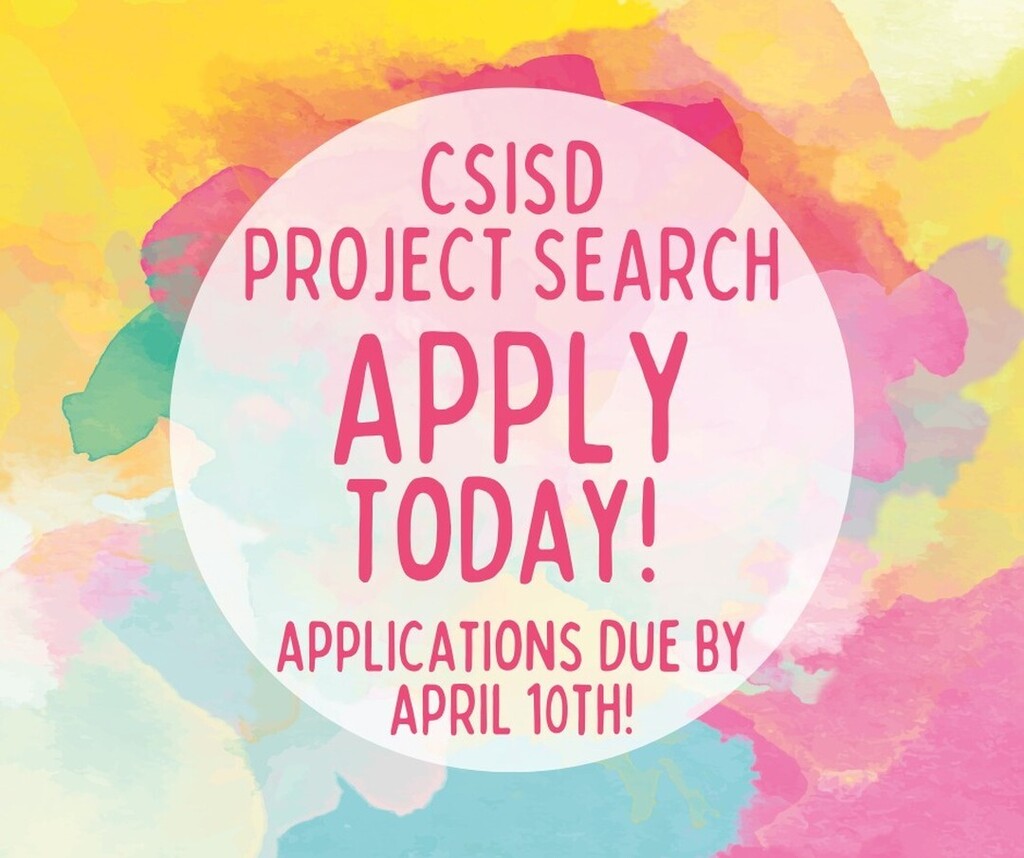 CSISDprojSEARCH's tweet image. Have you heard the news? Applications are open for the 23-24 school year! 
Come join this awesome program to learn important skills from great co-workers! 
bit.ly/csisdprojsearch