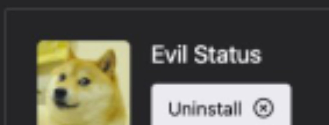 DermotHanley's tweet photo. So we've all taken note of the "evil status" plugin for ChatGPT. Right? 🙈 https://t.co/qUHwALCs8K