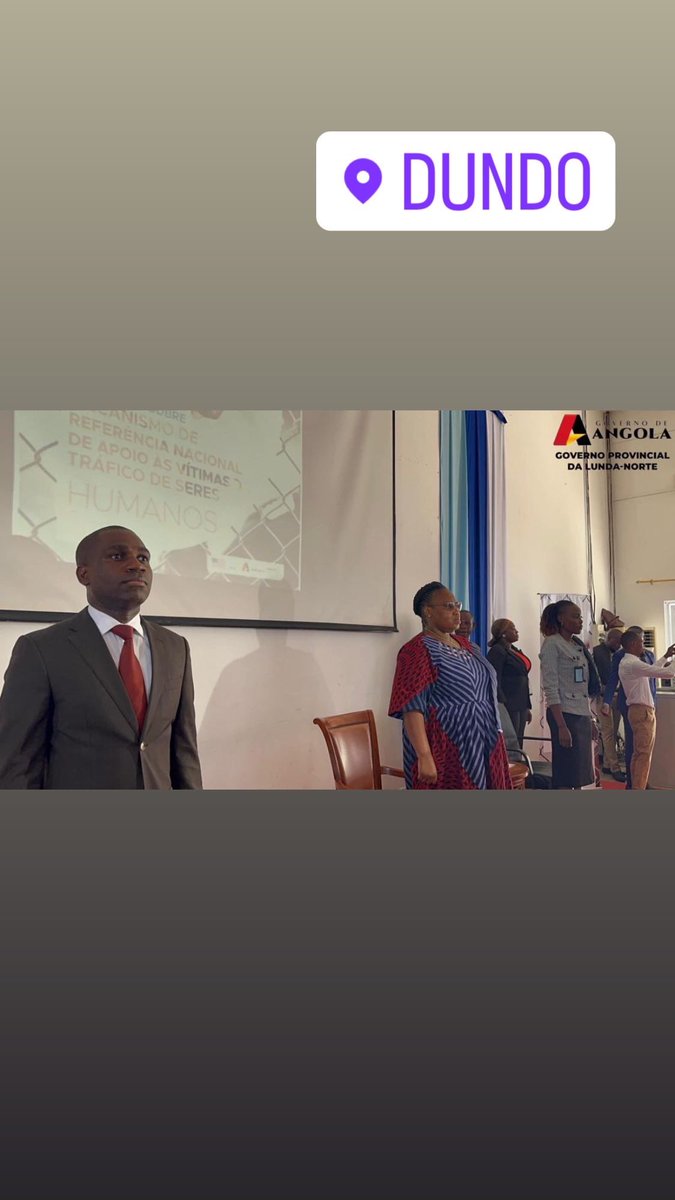 BernardoYannick's tweet photo. O Ministério da Justiça e dos Direitos Humanos, realizou em parceria com o Governo Provincial da L.Norte, nos dias 27 e 28 de Março, no Dundo, Província da Lunda-Norte, o Workshop sobre o “Mecanismo Nacional de Referência de apoio às vítimas de tráfico de seres humanos”. https://t.co/e4lJi6seFH