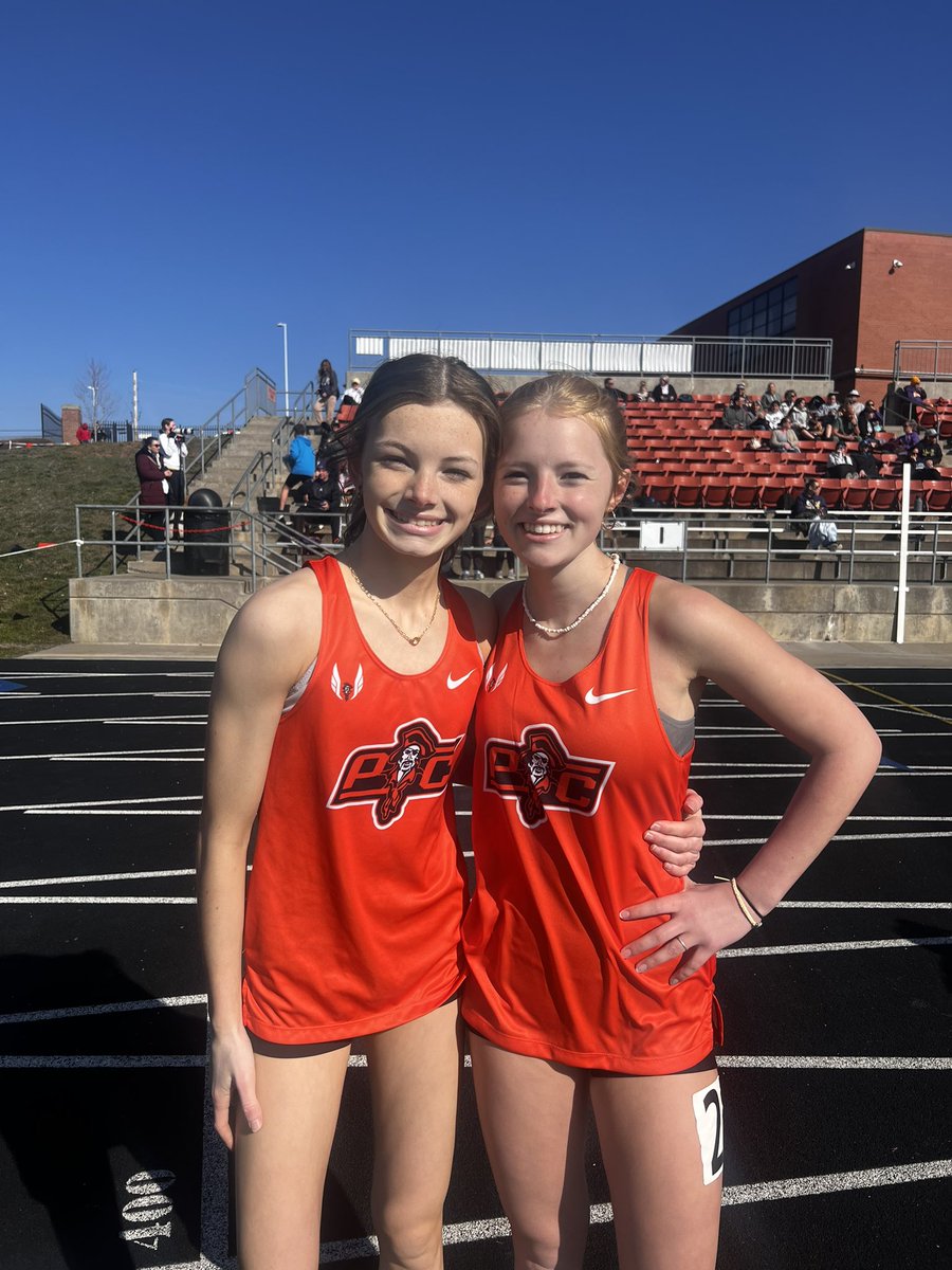 Good Job Adi and Karrington on 4th and 6th place finish in the JV girls’ 100m hurdles!