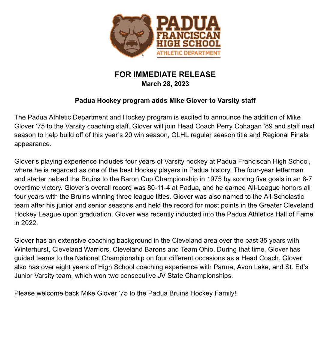 Padua Hockey tweet media