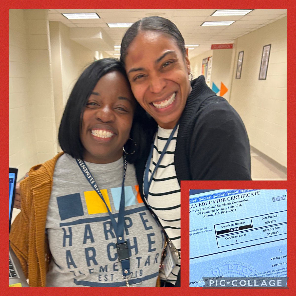 This is the smile 😊 that makes your ❤️leap for joy! Ms. Strickland was an instructional para last year and leveled up to a dynamite 1st grade teacher this year! Hard work pays off! She’s 🎉🎉certified! <a href="/apsupdate/">ATL Public Schools</a> <a href="/CrystalJanuary/">Crystal January</a> @DrArnoldAP_HAES