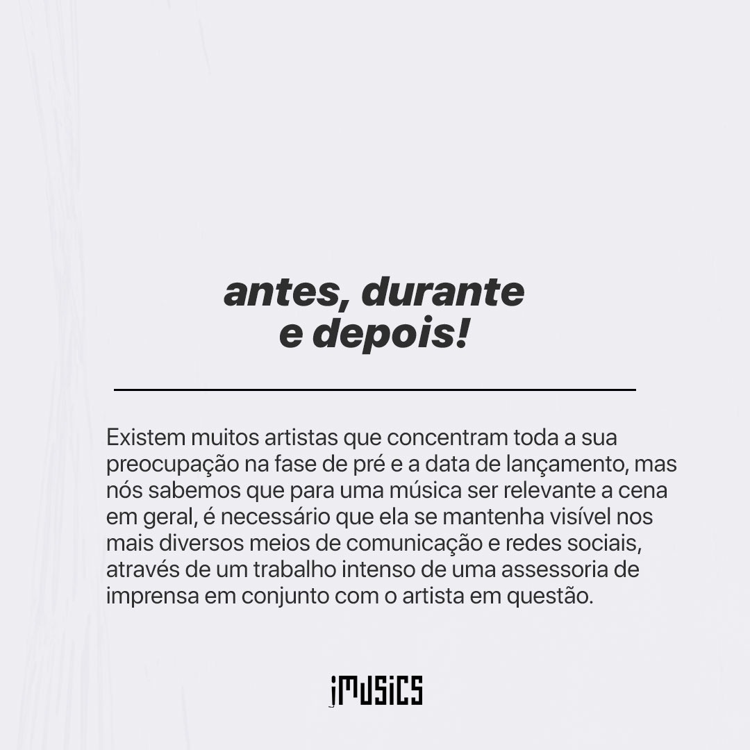 imusics's tweet photo. Voltamos nesta terça-feira com mais uma dica incrível para você artista, de como trabalhar a sustentação dos seus lançamentos. 👩🏽‍💻

Saiba como manter o seu projeto em crescimento e conta pra gente, de 0 a 10, o que você já tem feito!

#imusics #sustentação #lançamento https://t.co/SJNEmClfnO