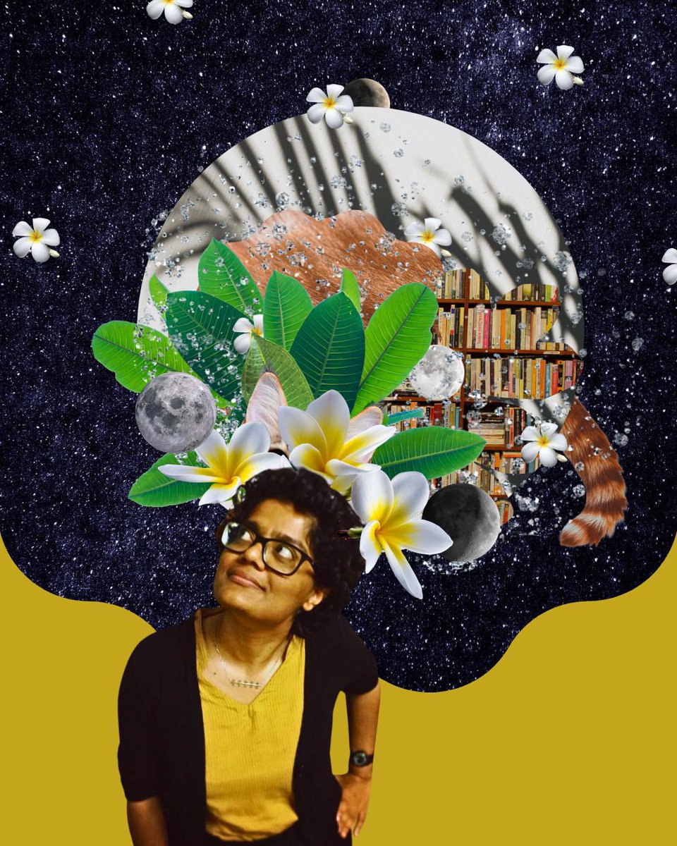 ShaziaUsman's tweet image. The creative genius that is @devi_lo has made a collage of me and all my favourite things. Thank you, Devi - I love your mind ♥️