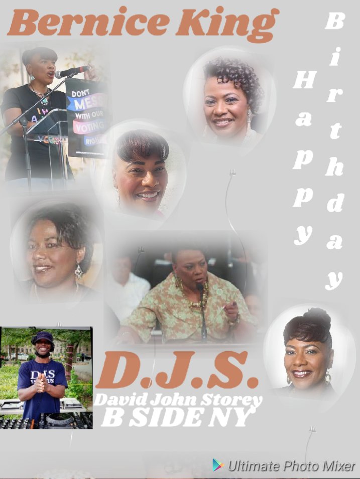 I(D.J.S.) wish \"BERNICE KING\" a Happy Birthday!!!! 