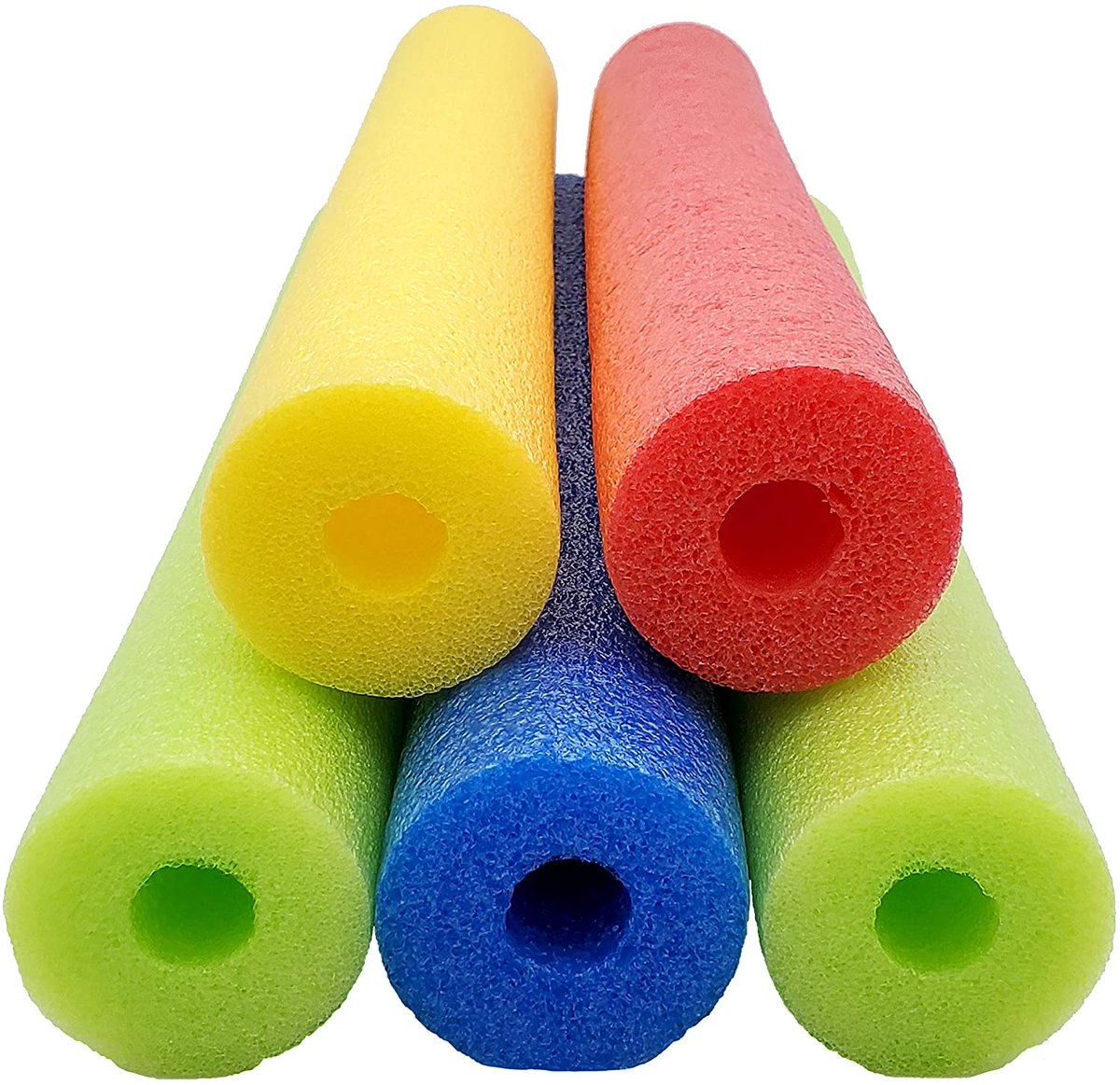 Pool noodles can be cut into small pieces and used as math manipulatives for counting, addition, and subtraction. Students can use them to create visual representations of math problems and work through them in a hands-on way.
