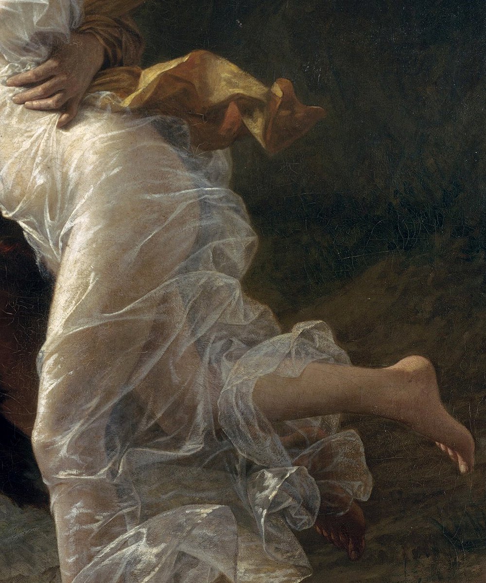 AcademiaAesthe1's tweet photo. Pierre Auguste Cot (1837–1883), The Storm (detail) https://t.co/nklupCNags