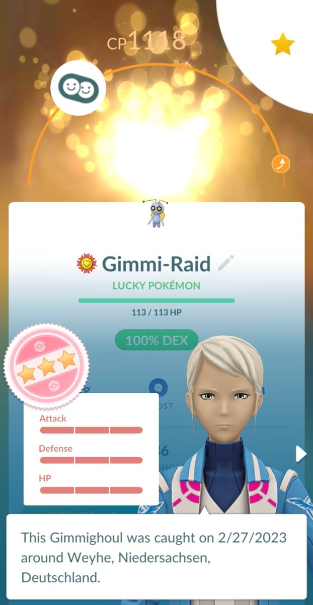 Hello, smol buddy 🫰🦈

#pokemon #pokemongo #pokemongofriend #pokemongoapp #pokemongoraids #PokemonGORaids
#bestbuddy