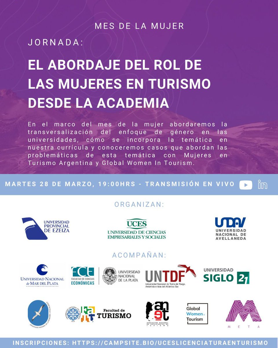 <a href="/LaSiglo21/">Universidad Siglo 21</a> <a href="/MendeMariaBelen/">María Belén Mendé</a> @PresidenteUES21 <a href="/pablorivarola/">Pablo Rivarola</a> <a href="/LeticiaMasfarre/">Leticia Masfarré</a> en minutos más estaré  representando a nuestra Universidad en tan importante evento.
Gracias la invitación