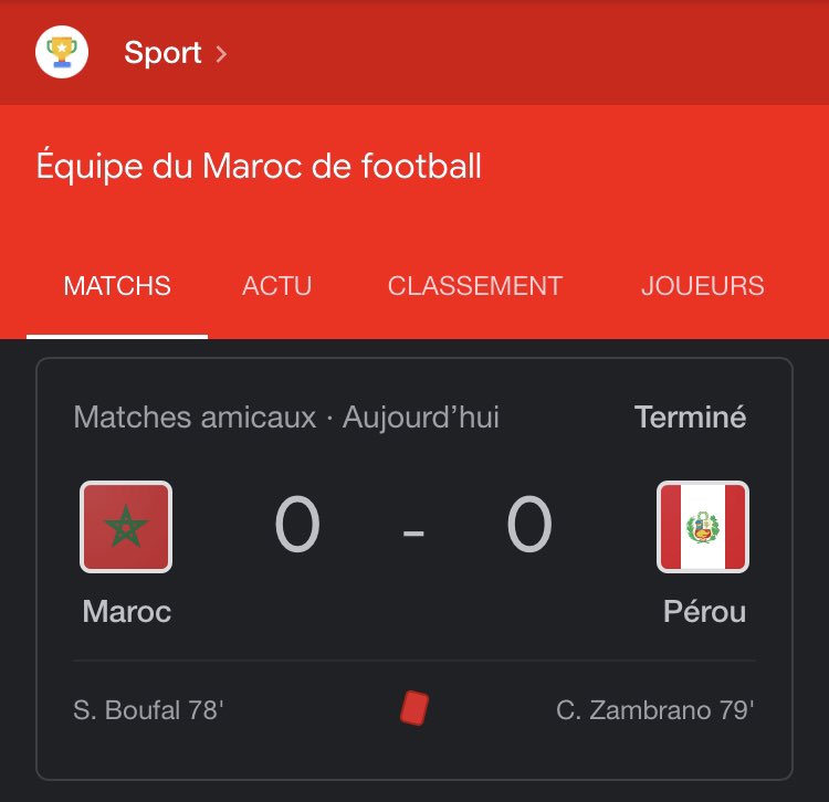 213pourSang's tweet photo. Je poucave le Maroc a fais 0-0 contre le Pérou https://t.co/iBFoY9L6fy