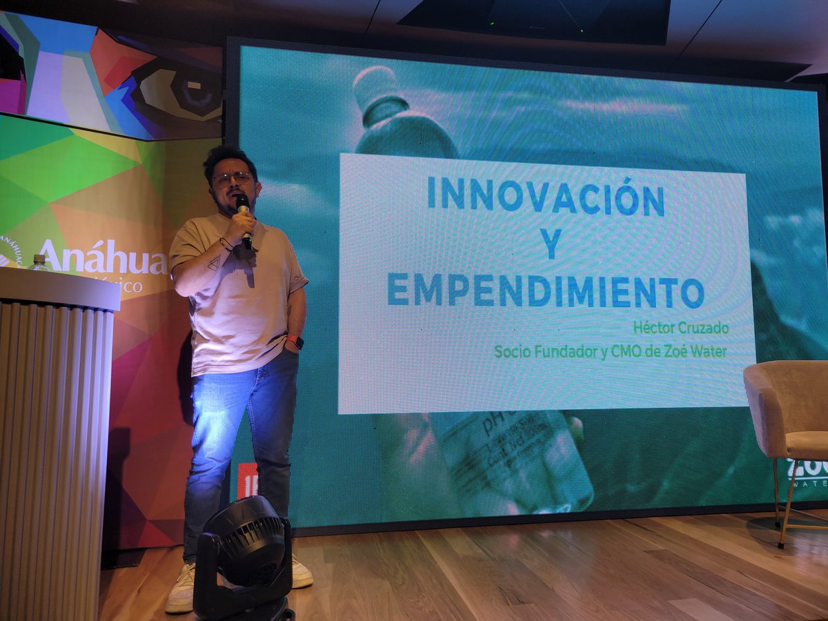 Muchas gracias, Héctor Cruzado, Zoe Water. Aconseja tener propósito,  pasión,  persistencia y paciencia