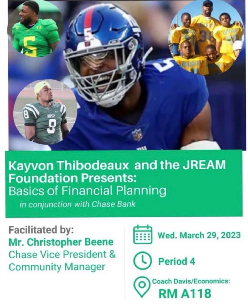 TheJreamFound's tweet image. We’re extremely excited to partner with @chase in our mission to expand financial awareness by bringing financial health courses to students at Dorsey High School! Beginning this Wednesday- make sure to be on the lookout for updates surrounding this program #JREAM
