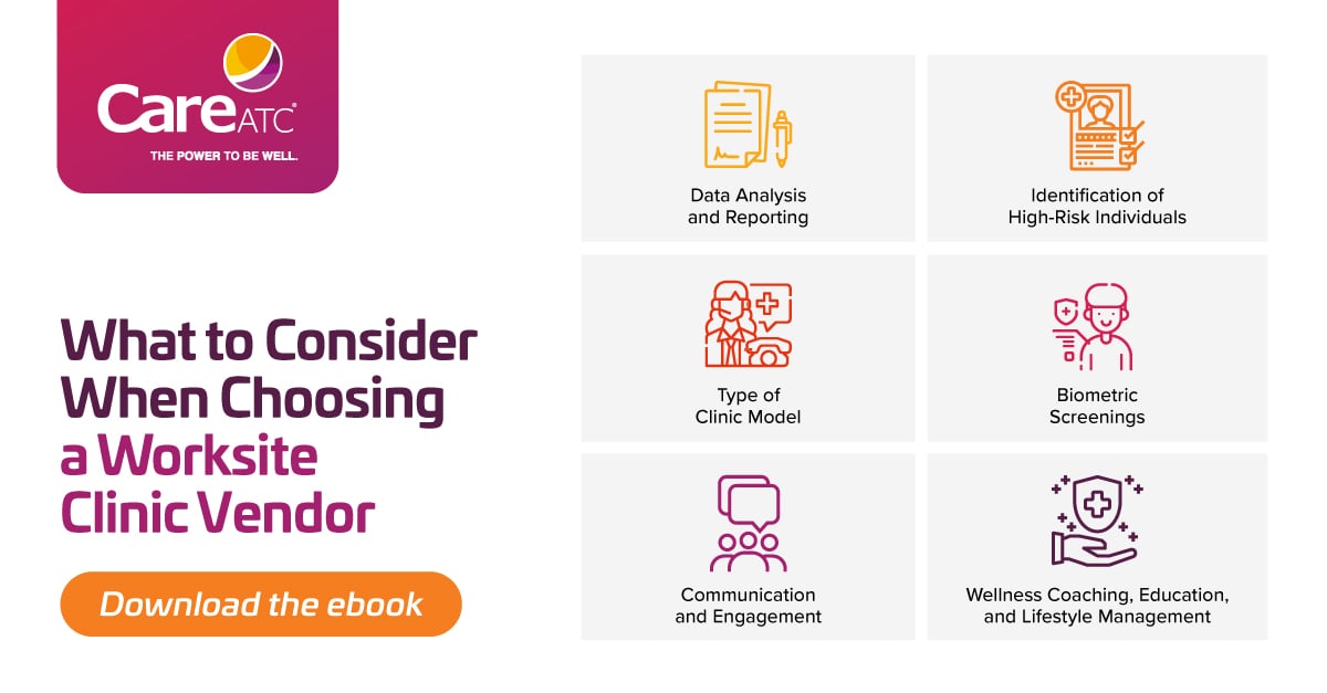 Thinking about investing in a worksite clinic?  You’re not alone. Rising healthcare costs are leading more and more employers to offer general medical worksite clinics. 

🔍 Read the employer’s guide to choosing a worksite clinic vendor. bit.ly/3l4yWTY