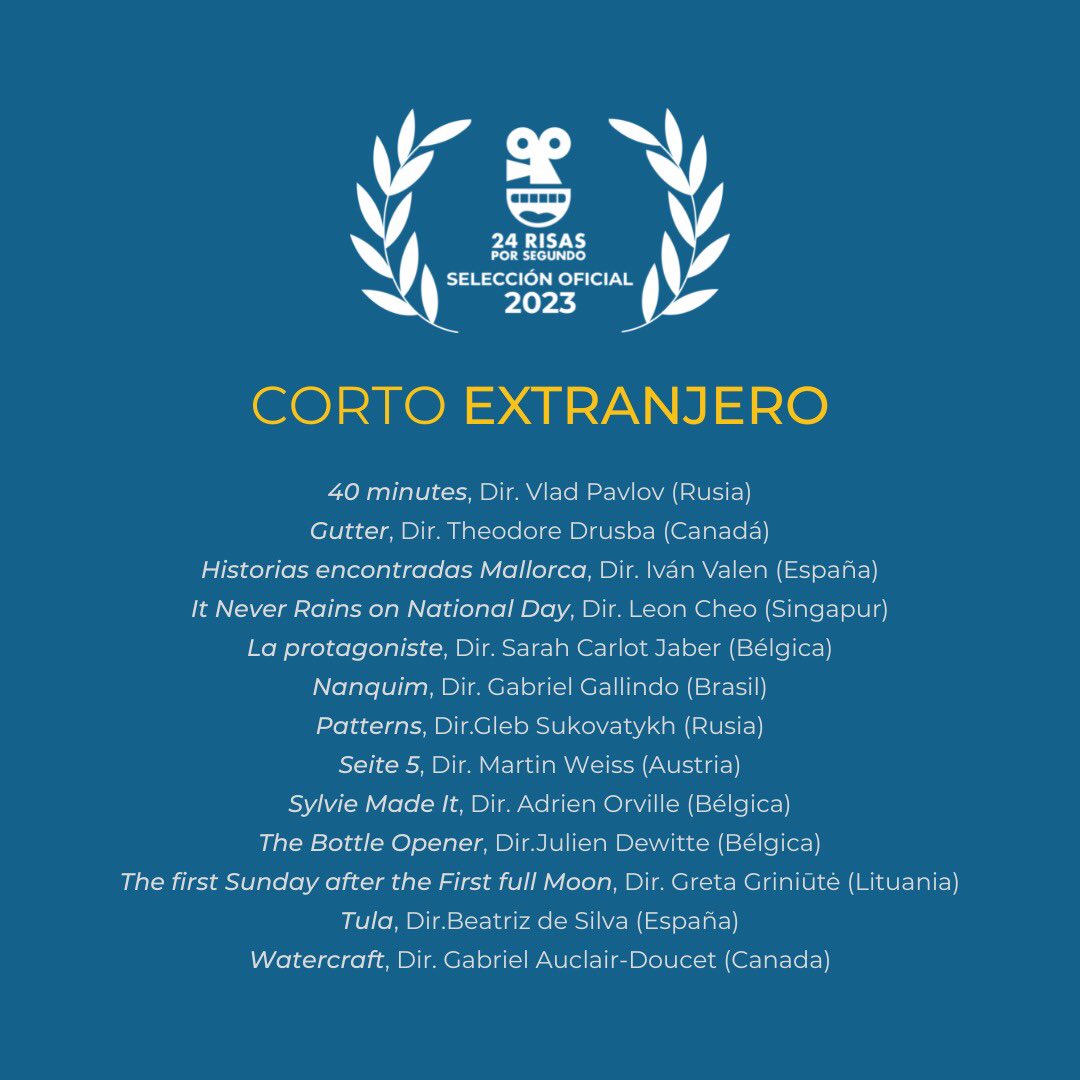 Fest. Int. Cine y Comedia, 24 Risas por Segundo tweet media