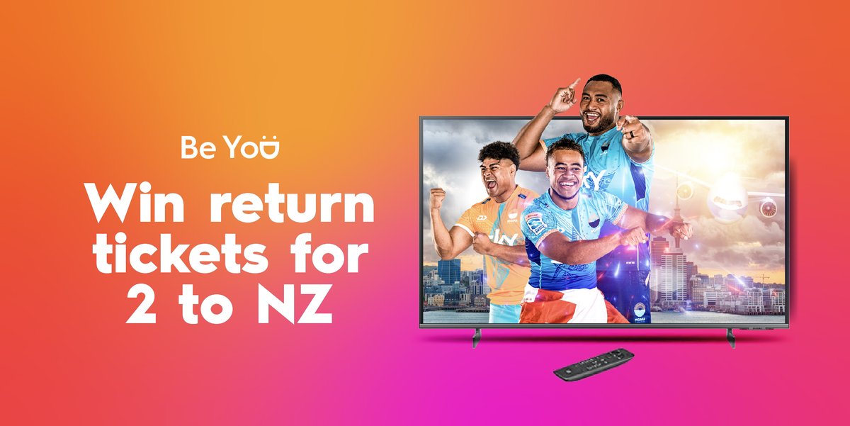 🥳BE IN TO WIN $80,000 💰

😍Purchase or upgrade your DigiTV &amp; ISP Plan for your MIFI/Wi-Fi and be in the draw to WIN Return Tickets for 2 to New Zealand 🥳🎁🙌

*T&amp;Cs apply.

#PurchaseAndWin #UpgradeAndWin  #BeYou #DigicelTonga #DigiceLBetterTogether😍