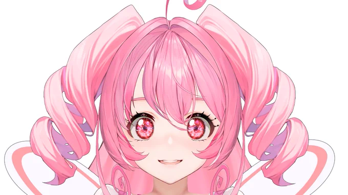 新しいVの子チラ見せあと5日くらいで出来そう某朝の魔法少女っぽく描いてる 