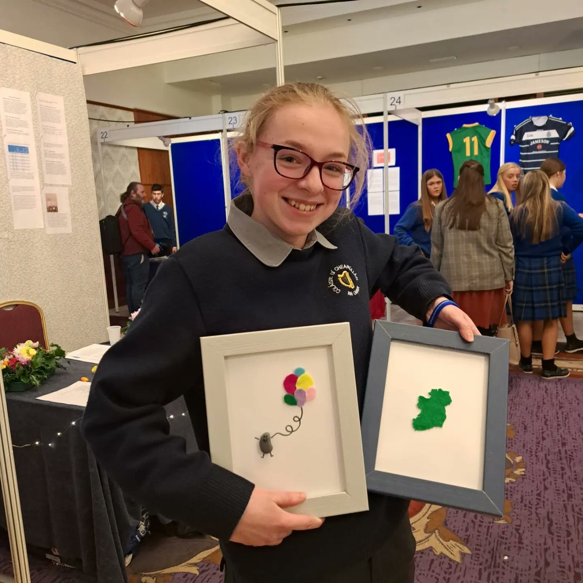 OCCNobber's tweet photo. Well done to our TY students today at the Meath County Student Enterprise Final in the Knightsbrook Hotel Trim. Congrats to Nicole Purfield who won the Social Media Award 👏 and thank you to our business teachers Ms Crosby, Ms Conway and Ms Shekleton! 🙌 https://t.co/oFBGauyfxr