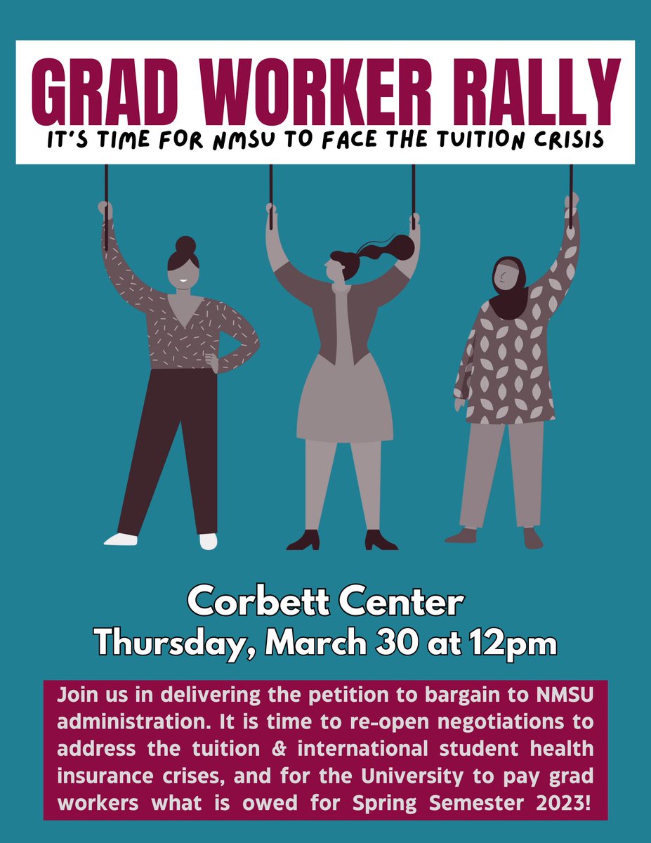NMSU Grad Workers United tweet media