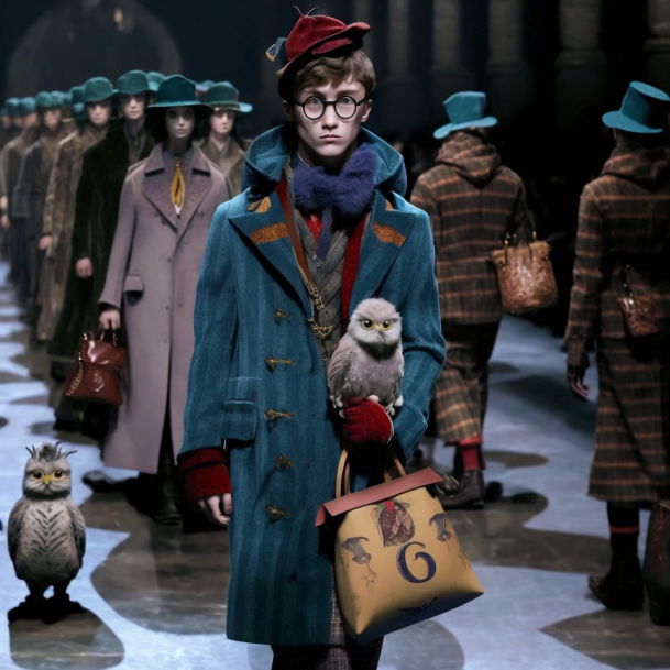 AInsteinDesign's tweet photo. Harry Potter x Gucci Collab

#MidJourney #OpenAI #HarryPotter #Gucci https://t.co/hnuDZSkIwR