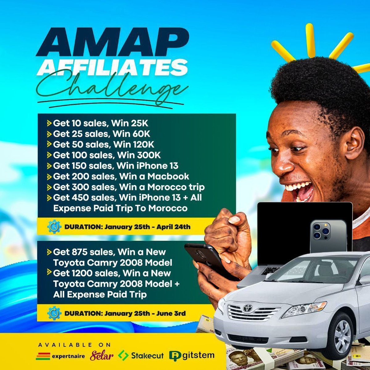 mosesowulo's tweet photo. See who won an all expense paid trip to Morocco 🇲🇦 few days after coming back from Egypt 🇪🇬.

300 sales done and dusted in 2 months for Amap challenge.

Thanks to boss @caleb_nwanneka and to @expertnaire for this opportunity. https://t.co/e9DZPjg5S1