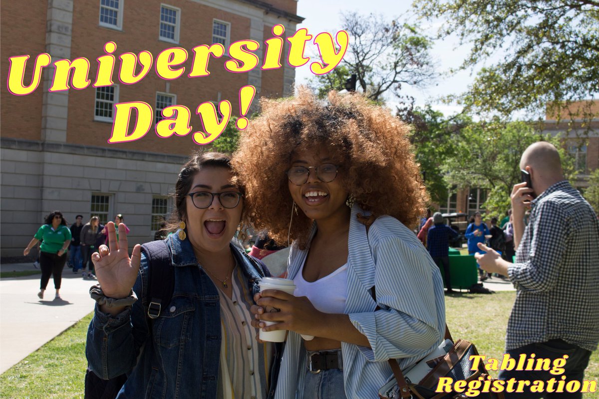 UNTActivities's tweet photo. Student Orgs/ Departments- We're taking sign up applications for University Day Tabling! Come market your Organization/Department to the #UNTcommunity. Apply by April 4th. To sign up, visit https://t.co/lJer4T1UbD π π¦
https://t.co/NKu8dRDoXK