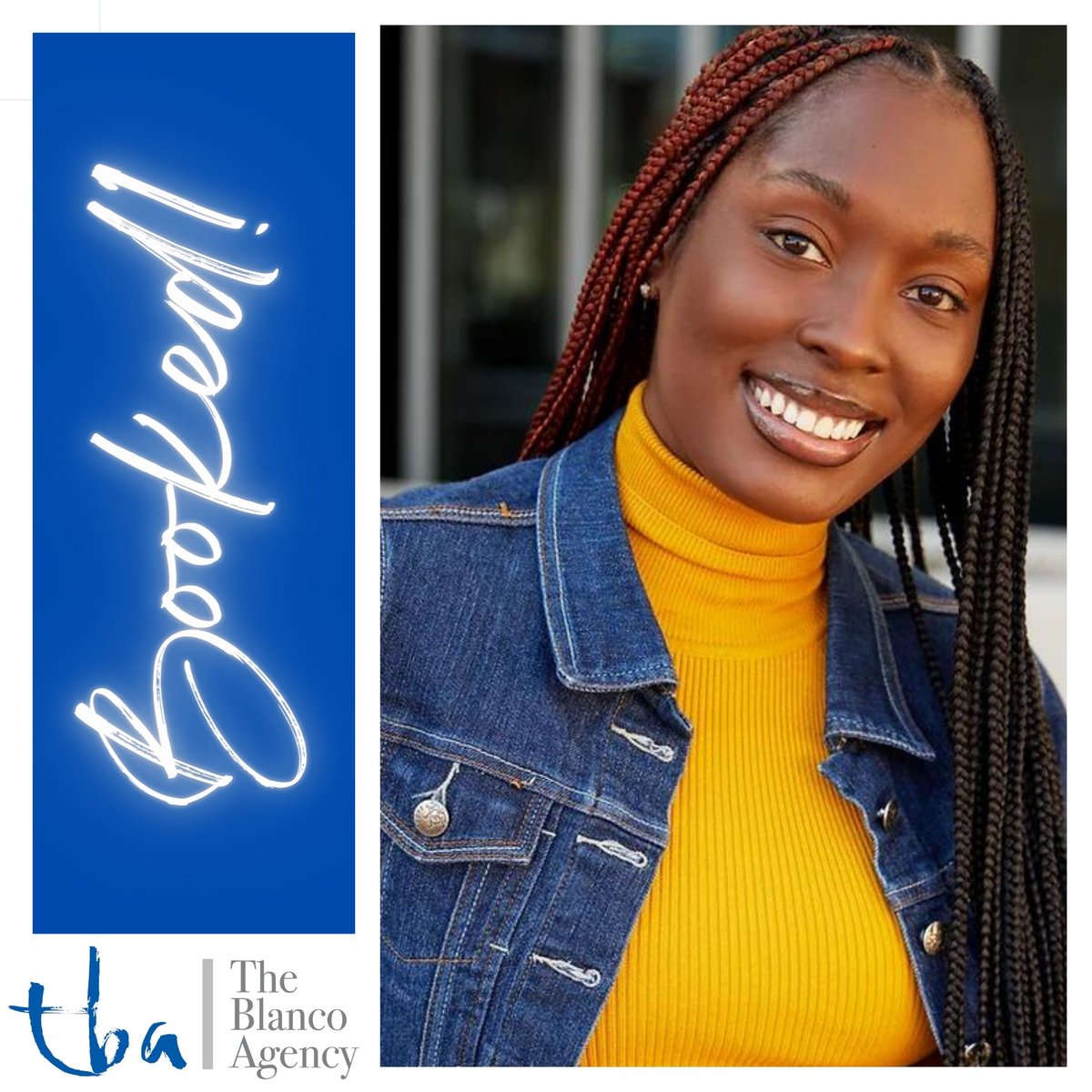 Shout out to A'hzia Brown for booking an industrial that will be taking place in Austin!!

Amazing work A'hzia!!

#TBAproud #booked #acting