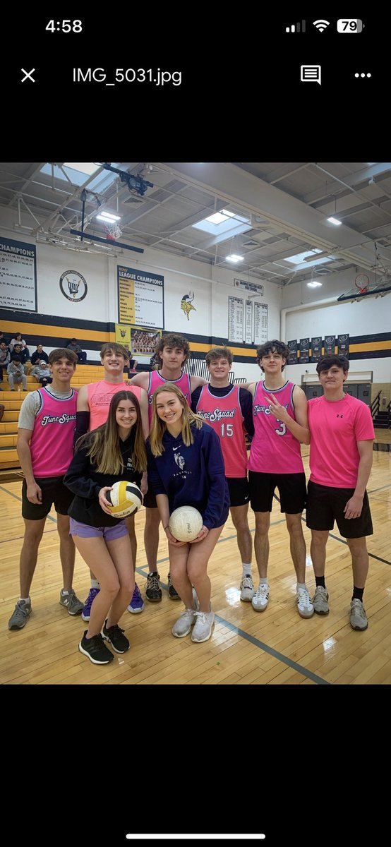 SMWestOffice's tweet image. Congrats to the Seniors for winning this year’s #BuffPuff Vball Match! Can’t wait for the rematch next year! #theWestWay #VikingStrong @SMWsports @theSMSD
